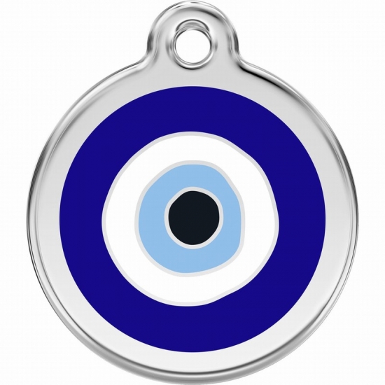 Red Dingo Evil Eye Pet ID Dog Tags