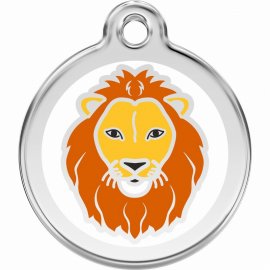 Red Dingo Lion Pet ID Dog Tag