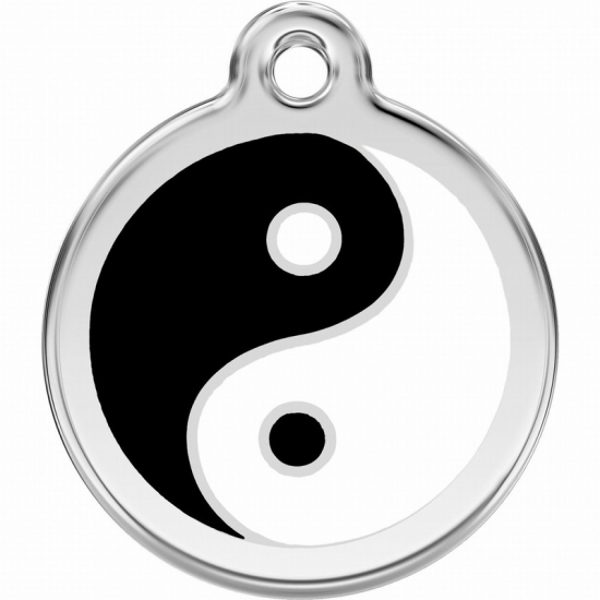 Red Dingo Ying Yang Pet ID Dog Tags