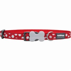 White Spots on Red Dog Collar