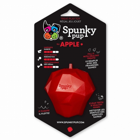 Spunky Pup Apple Treat Dispensing Toy