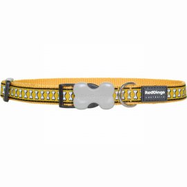 Reflective Bones Collars - Yellow